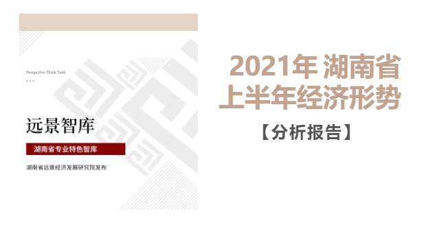 遠(yuǎn)景智庫發(fā)布《2021年湖南省上半年經(jīng)濟(jì)形勢分析報(bào)告》